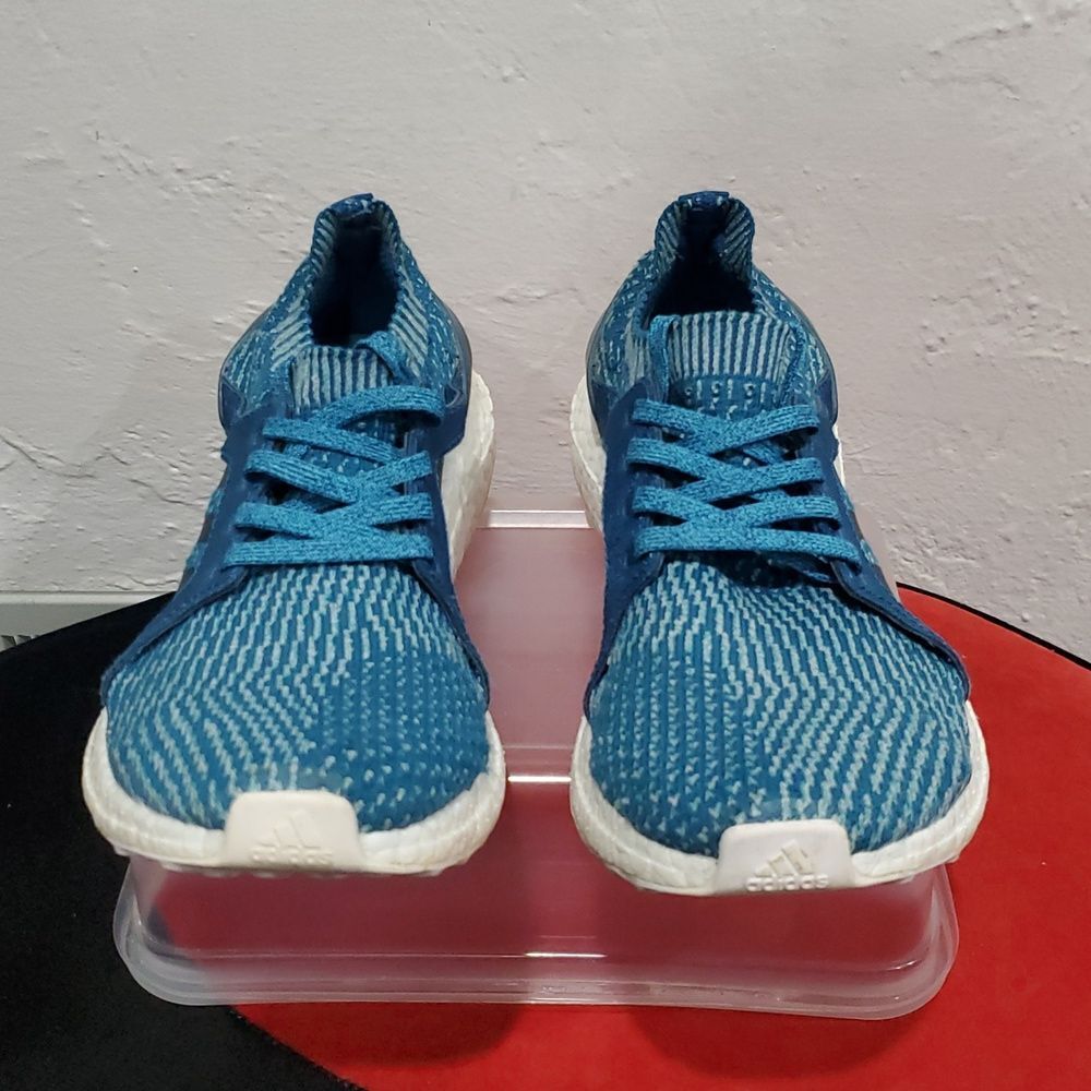 Adidas X Parley Ultra Boost Teal Running Shoes Size 7.5 Boys Or Womens 9 - Picture 3 of 12